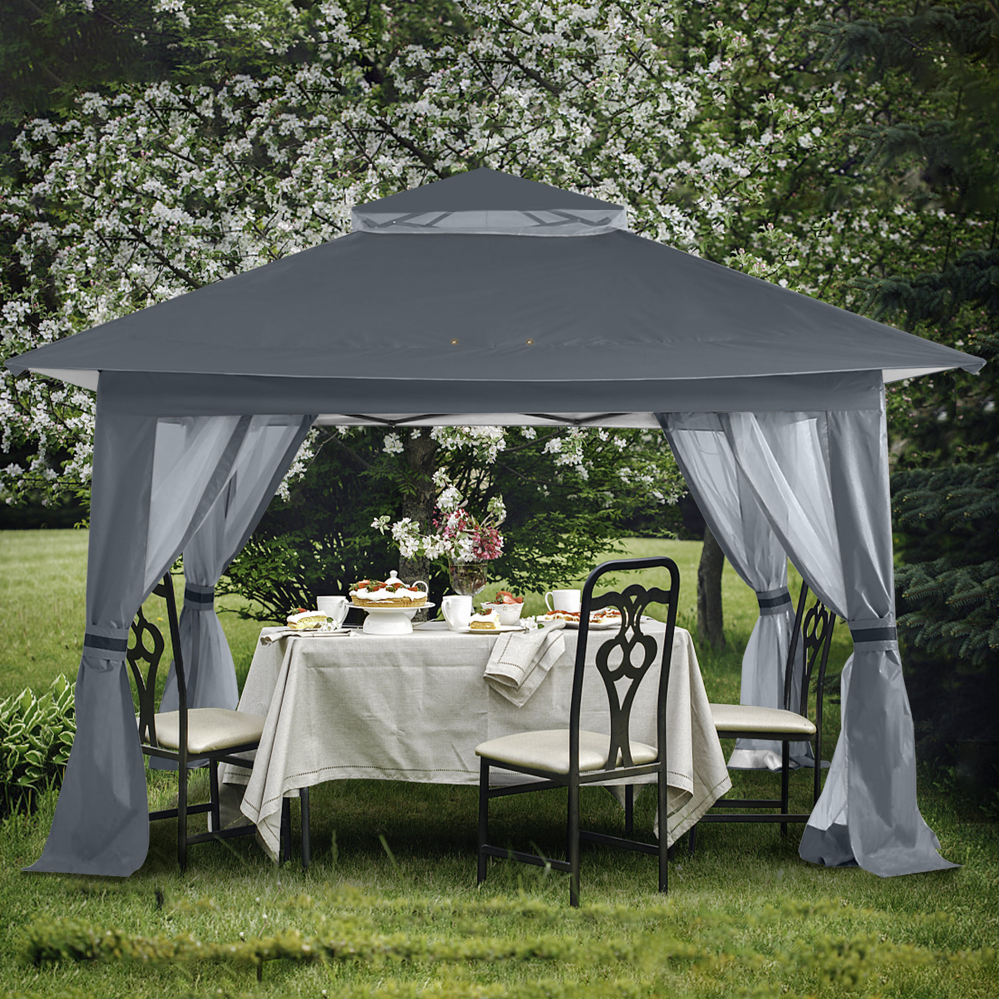 ABCCANOPY 13 Ft. W x 13 Ft. D Steel Patio Gazebo & Reviews